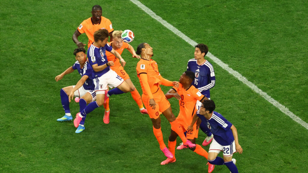 Japón empata ante Países Bajos en un partido emocionante