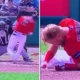Justin Turner estable tras ser golpeado en la cabeza por lanzamiento