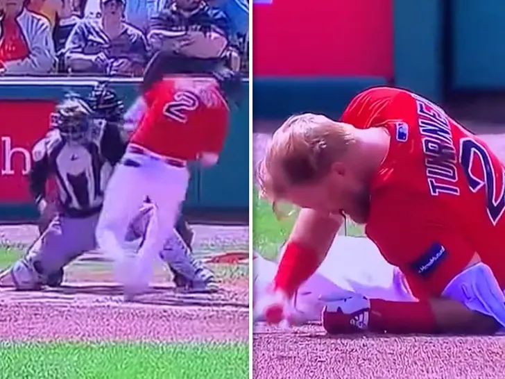 Justin Turner estable tras ser golpeado en la cabeza por lanzamiento